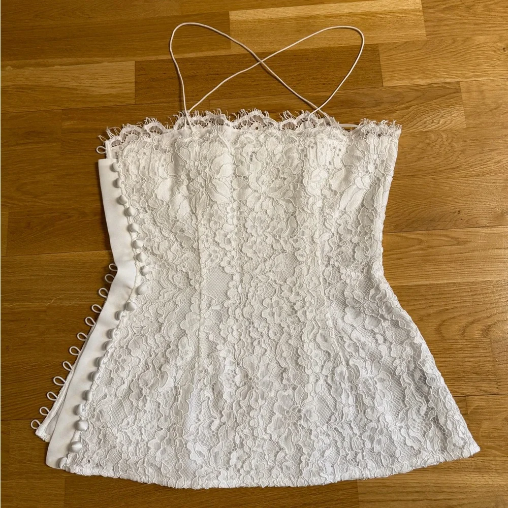 Helsa The Forever Audrey Lace Camisole & Skirt Set - Picture 4 of 11